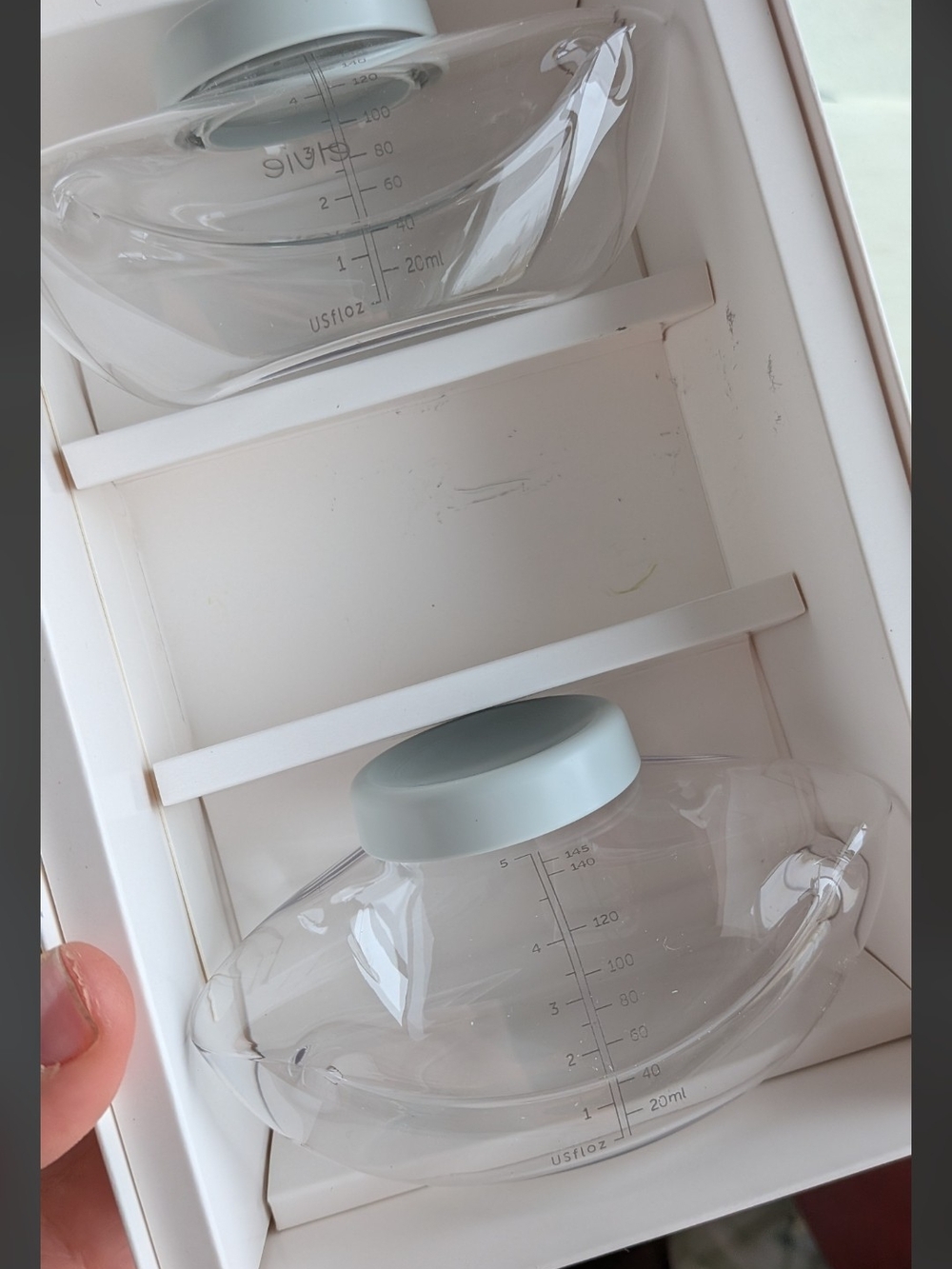 New Elvie Pump Breast Milk Storage Bottles - 2 Pack (150ml / 5oz)